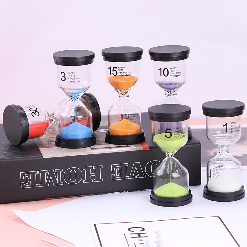 Home Ornament Desktop Sanduhr Timer 10 Minuten/15 Minuten/30 Minuten Sanduhr-Timer für Kinder Bürstenzähne