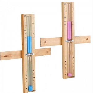 Sauna -Sandglas -Uhr, Sauna -Sandglas, Sauna -Ausrüstung 15 Minuten Holz Sauna -Sandglas -Sand -Timer -Uhr für Sauna Spa Room