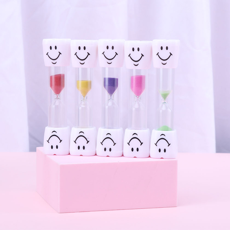 Kinder Zahnbürste Timer lächelnd Sand Timer Sandglas Dekorative Ornamente Zähne lächeln