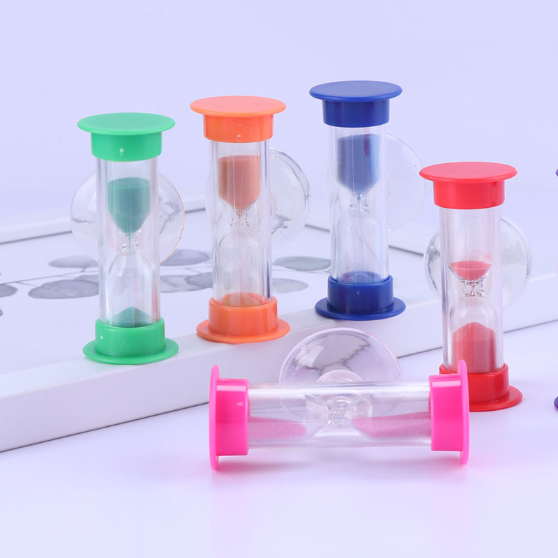 Mini -Sandglas für Duschtimer/teeth Pinsel -Timer mit Saugnapfbecher